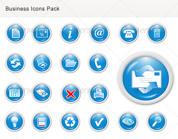 Business Web Icons for Websites Business Web Icons for Websites
