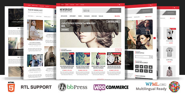 Newsright - WordPress Premium HD News & Magazine