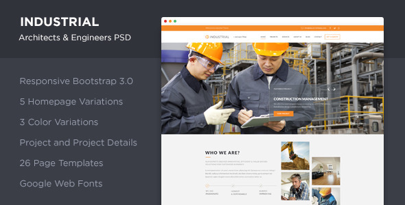 Industrial - Architects & Engineers PSD