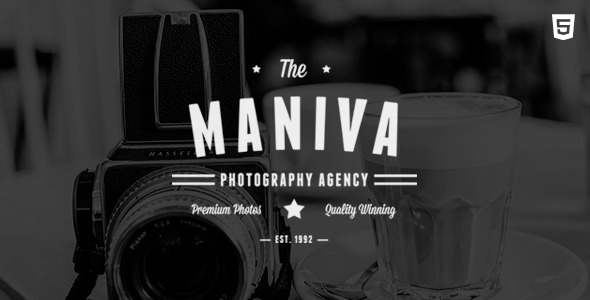 Photography Agency - Maniva HTML Template