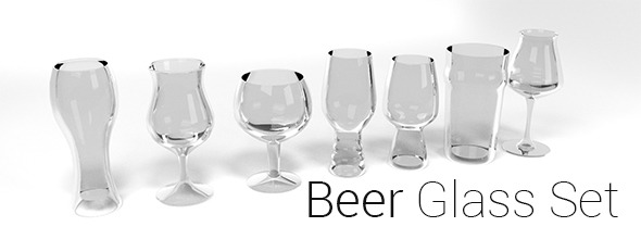 3DOcean Beer Glass Pack 12319048 3DOcean Beer Glass Pack 12319048