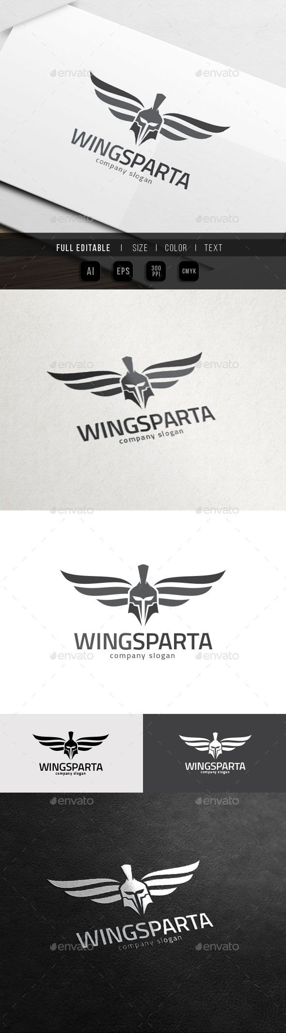 Sparta Wing - Helmet Armour - War Game