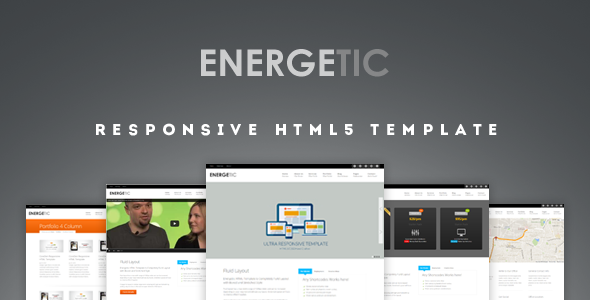 Energetic - Responsive HTML5 Template
