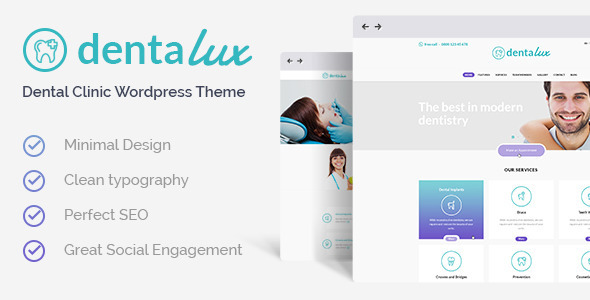 Dentalux - Dentist, Medical & Healthcare Theme