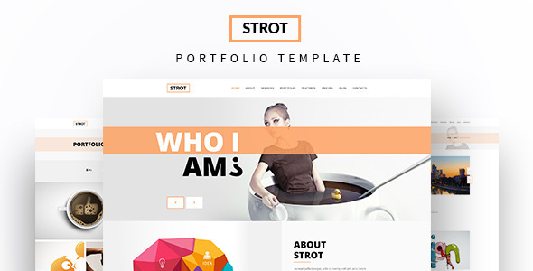 Strot-Portfolio PSD Template