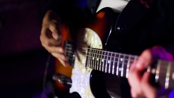 VideoHive Male Musician With Electric Guitar 12324468 VideoHive Male Musician With Electric Guitar 12324468