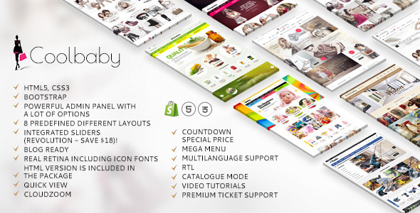 Coolbaby - Shopify responsive original theme