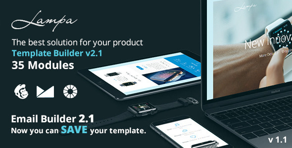 Lampa Email Template + Emailbuilder 2.0