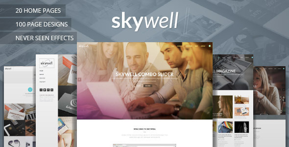 Skywell - MultiPurpose Adobe Muse Template