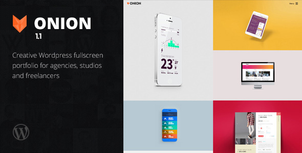 Onion - Responsive and Creative WordPress Portfolio Theme for Freelancers, Studios and Agencies