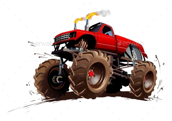 Cartoon Monster Truck