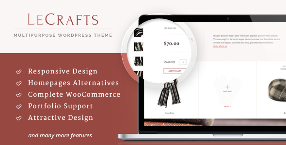 LeCrafts - WooCommerce Marketplace Themes