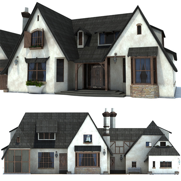 3DOcean English Family House 12366205 3DOcean English Family House 12366205