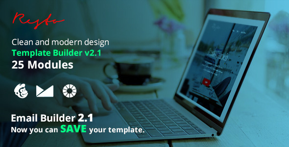 Resto Email Template + Emailbuilder 2.1