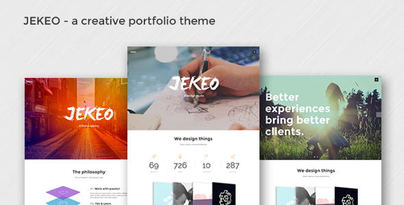 Jekeo - Creative Portfolio Theme