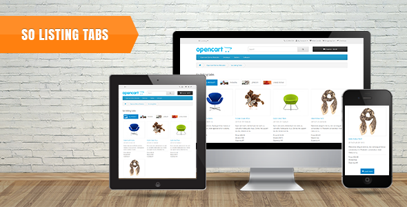 SO Listing Tabs - Responsive Opencart Module