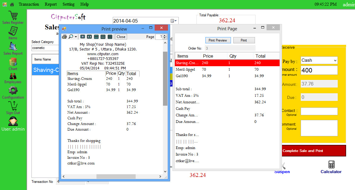 Advance Point of Sale System (POS) CodeCanyon