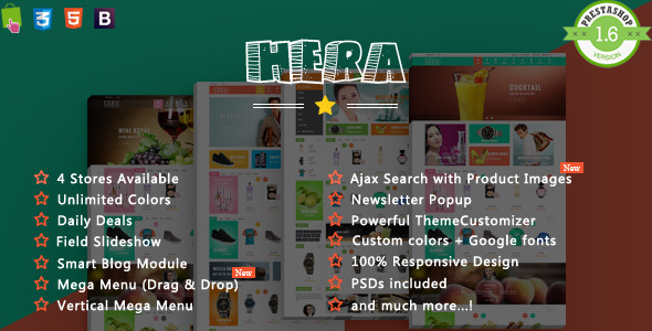 Hera- Responsive Prestashop Theme