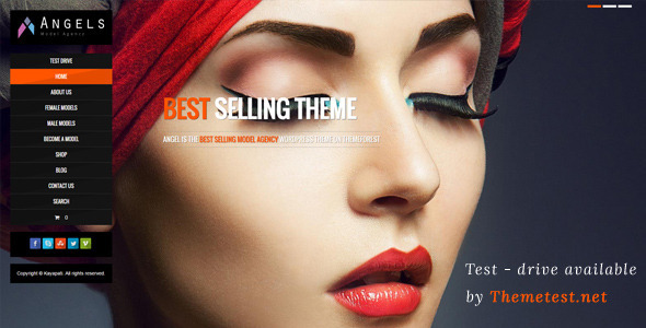 Angel - Fashion Model Agency WordPress CMS Theme