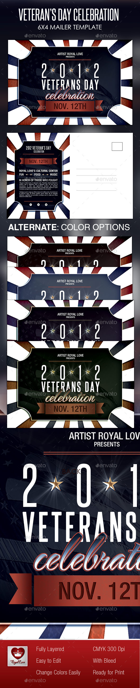 Veterans Day Celebration Mailer