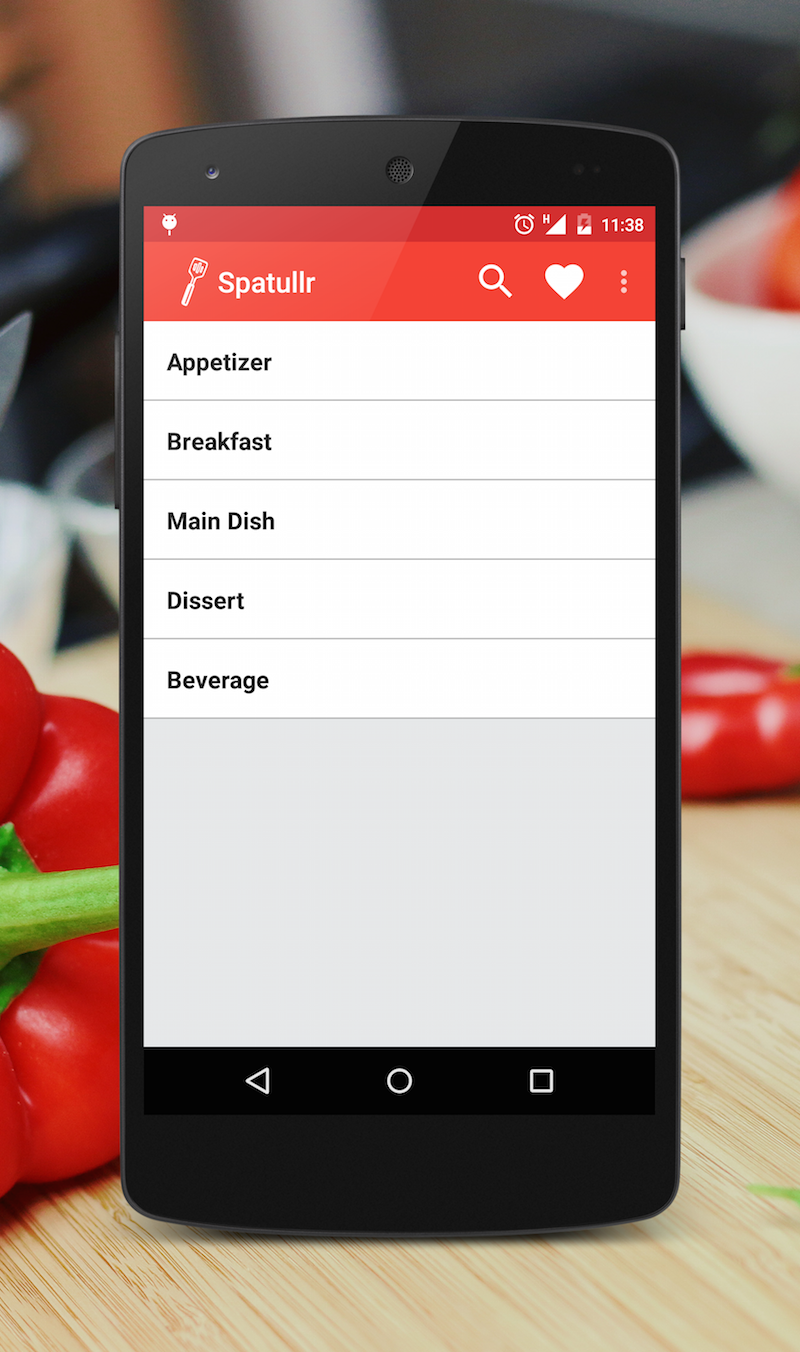 Spatullr: Recipes App for Android