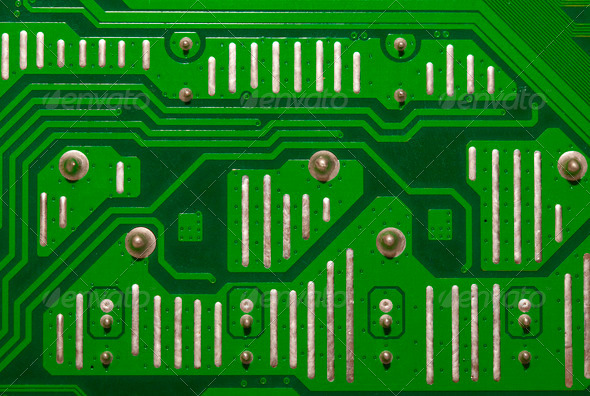 Computer circuit green board