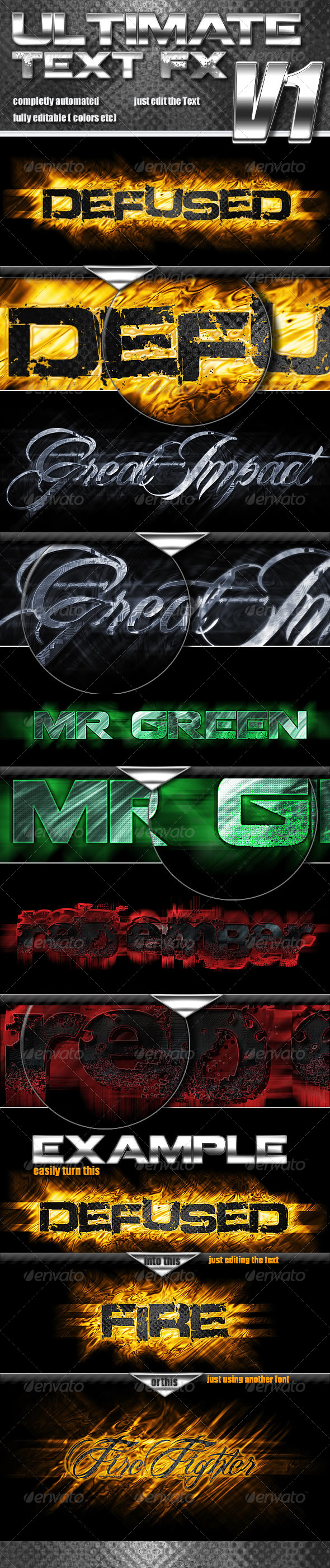 Ultimate Text FX Volume 1 - Text Effects Styles