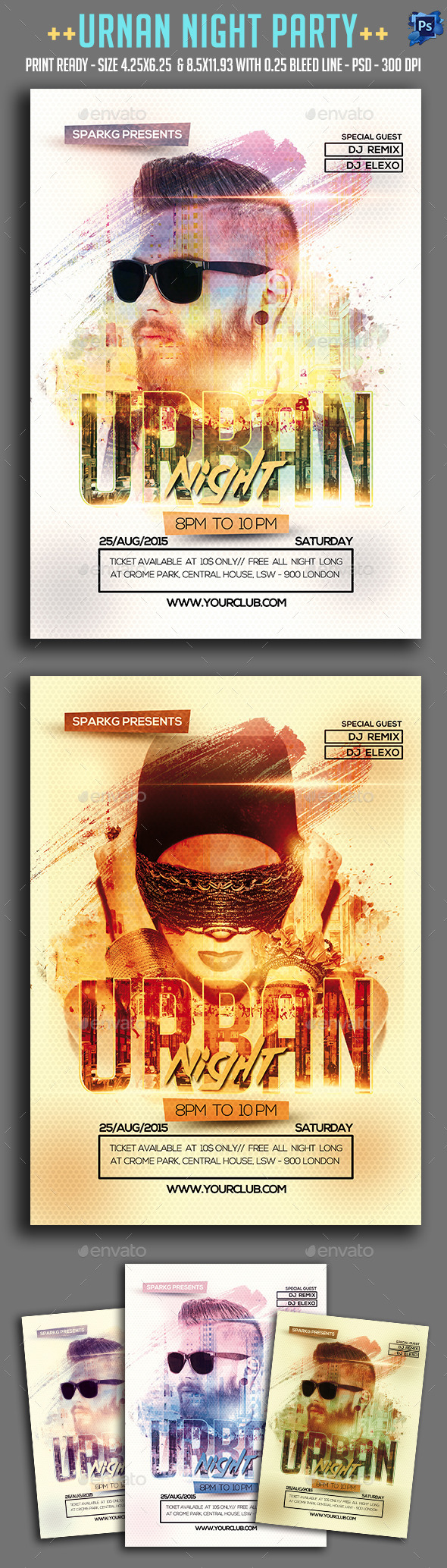 Urban Night Party Flyer