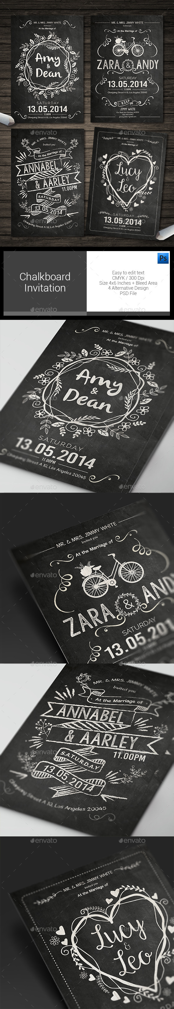 Chalkboard Invitation