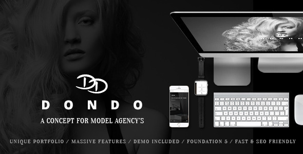 DONDO - Model & Agency Portfolio WP Theme