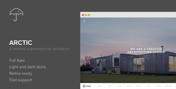 Arctic - Architecture & Creatives WordPress Theme