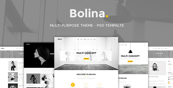 Bolina - Multi-purpose PSD Template