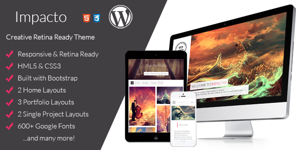 Impacto - Flavorful and Minimalistic WP Theme