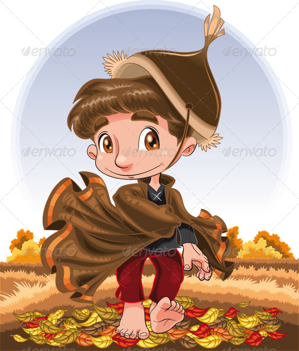 Autumn boy Autumn boy