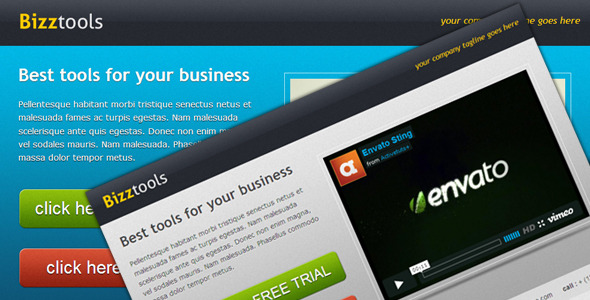 Bizztools - Business Landing Page