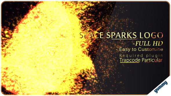Space Sparks Logo Reveal