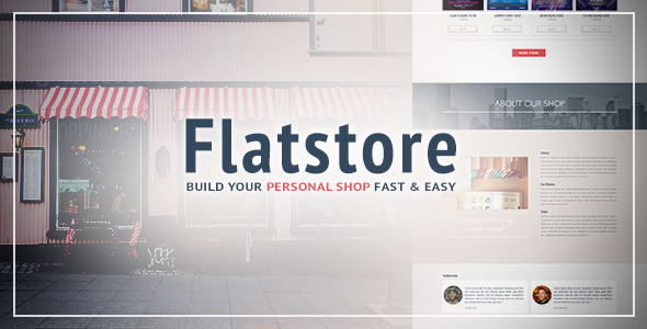 Flatstore - eCommerce Muse Template