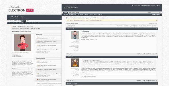Electron - vBulletin Forum Skin