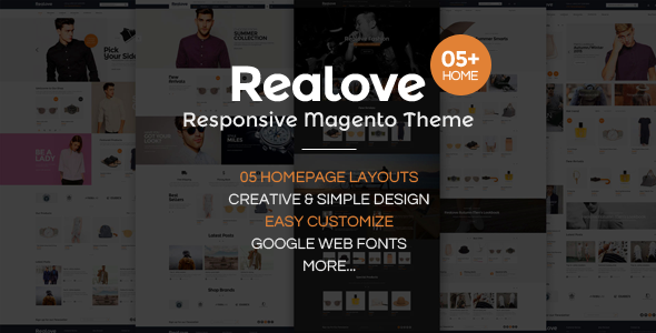 Realove - Responsive Magento Fashion Theme