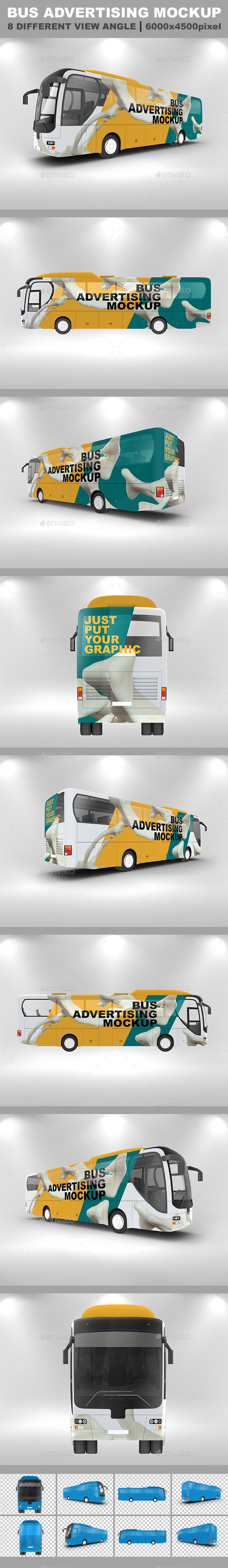 Bus Advertising Mockup