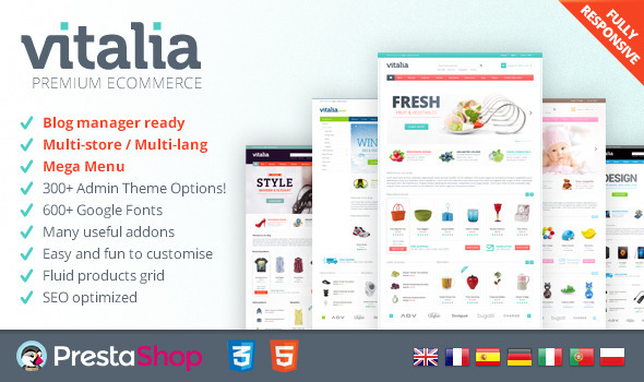 Vitalia for PrestaShop - Fresh, responsive theme