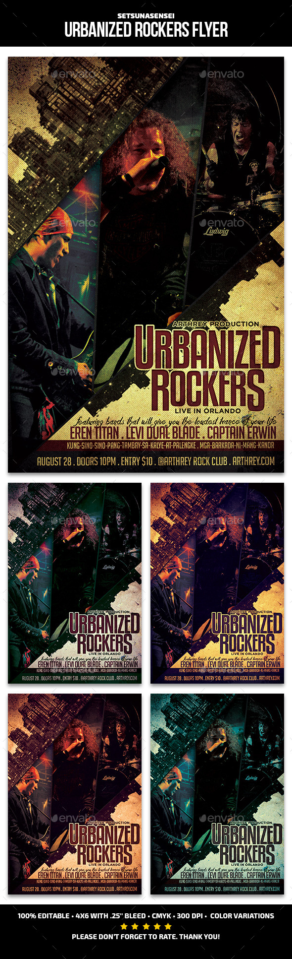Urbanized Rockers Flyer