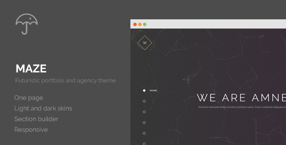 Maze - Creative Agency Portfolio WordPress Theme