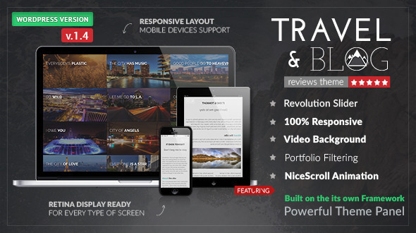 Travelogue - Travel Blog WordPress Theme