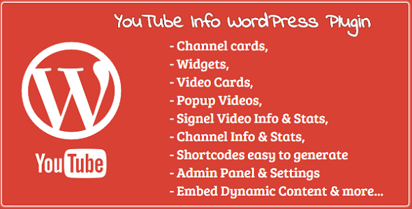 YouTube Info- Widgets Channel & Video Cards & more