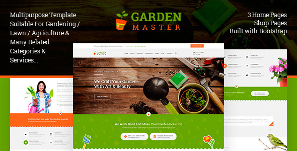 Garden Master - HTML Templates