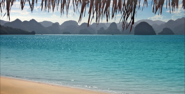 Tropical Beach and Mountains Tropical Beach and Mountains