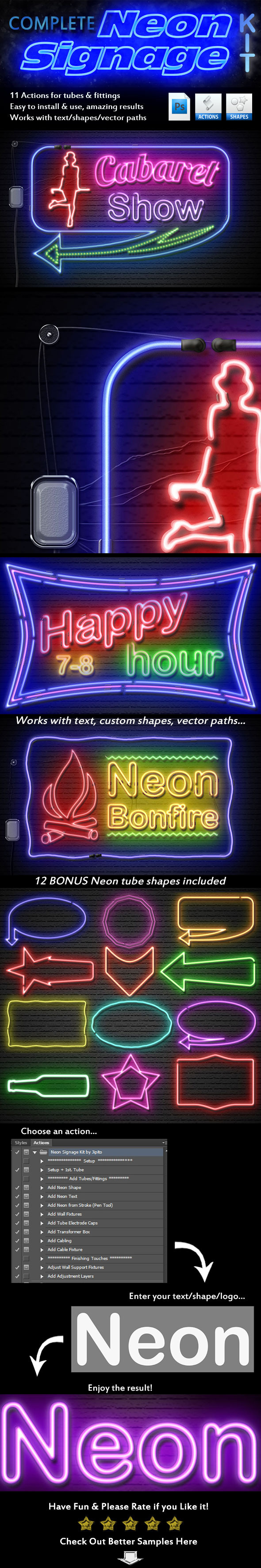 Complete Neon Signage Kit