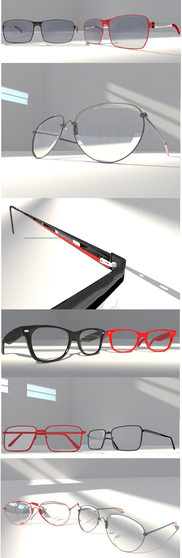 10 EYE glasses package - 3DOcean Item for Sale