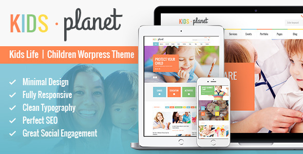 Kids Planet - Multipurpose Children WP Theme